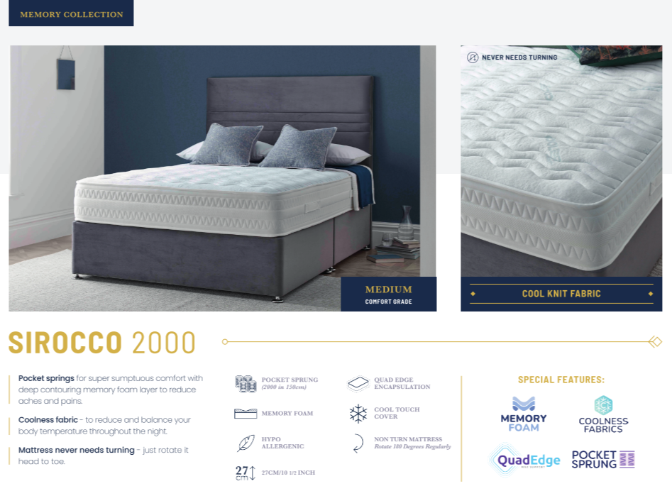 Sirocco 2000 Mattress