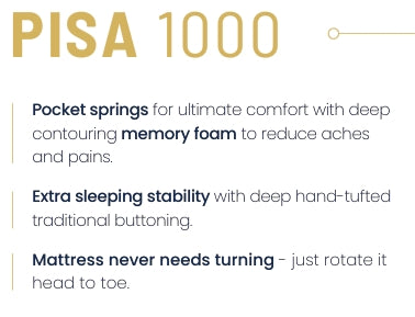 Giltedge Pisa 1000 Mattress
