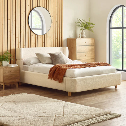 Julian Bowen Oberon Boucle Bed